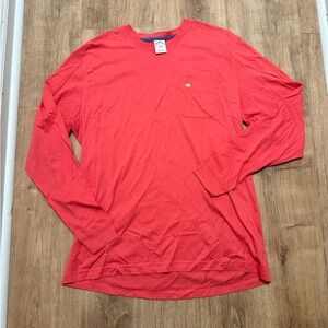 BROOKS BROTHERS | Men’s Coral Long Sleeve Tee